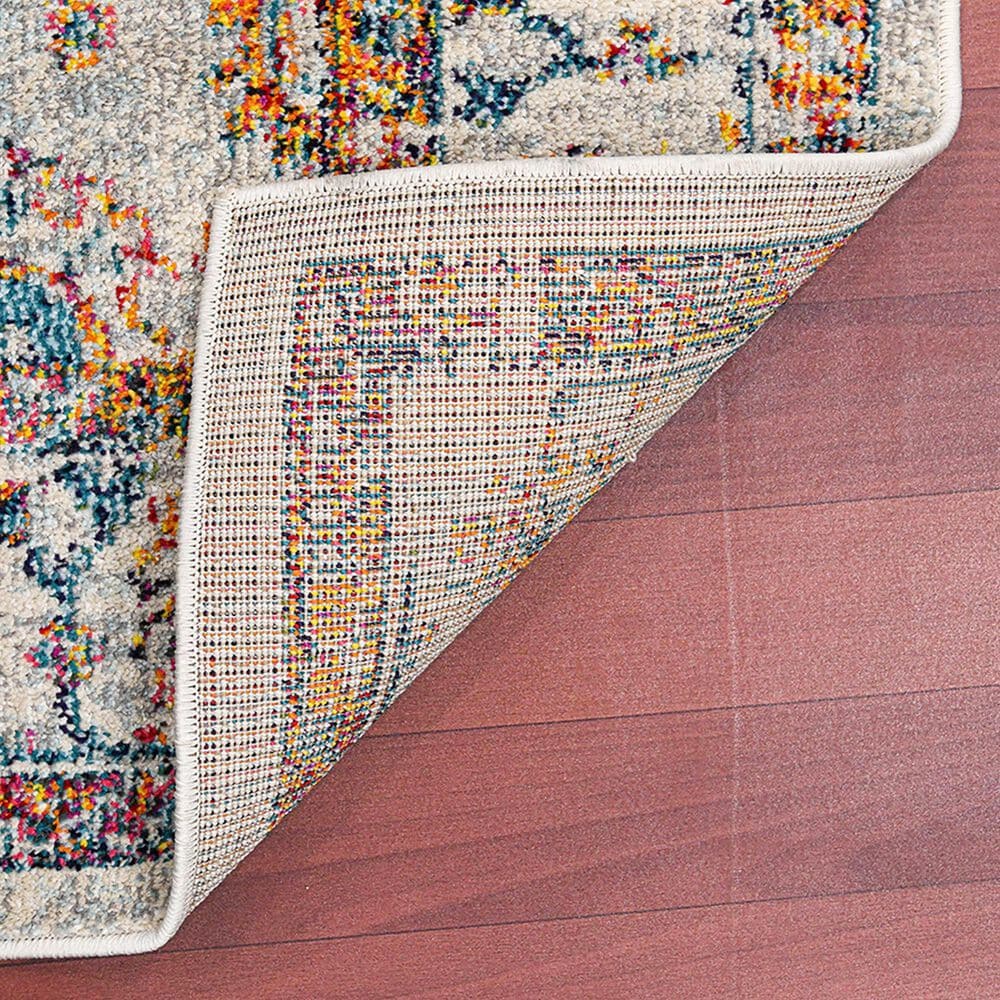 Amer Rugs Montana Traditional 2&#39;7&quot; x 8&#39; Ivory and Orange Runner, , large