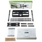 Kanto Full Motion Dual Stud TV Wall Mount for 40" - 90" TVs with 80 Degrees Swivel in Black, , large
