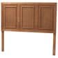 Baxton Studio Giordano Queen Panel Headboard in Ash Walnut, , large