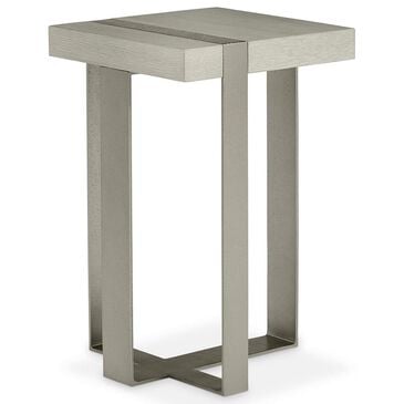 Bernhardt Tempo Accent Table in Larza and Satin Nickel, , large