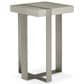 Bernhardt Tempo Accent Table in Larza and Satin Nickel, , large