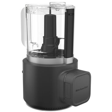 KitchenAid Go Cordless Food Chopper with Battery in Matte Black, , large