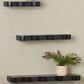 Maple and Jade 3-Piece Handmade Wall Shelf Set in Black, , large