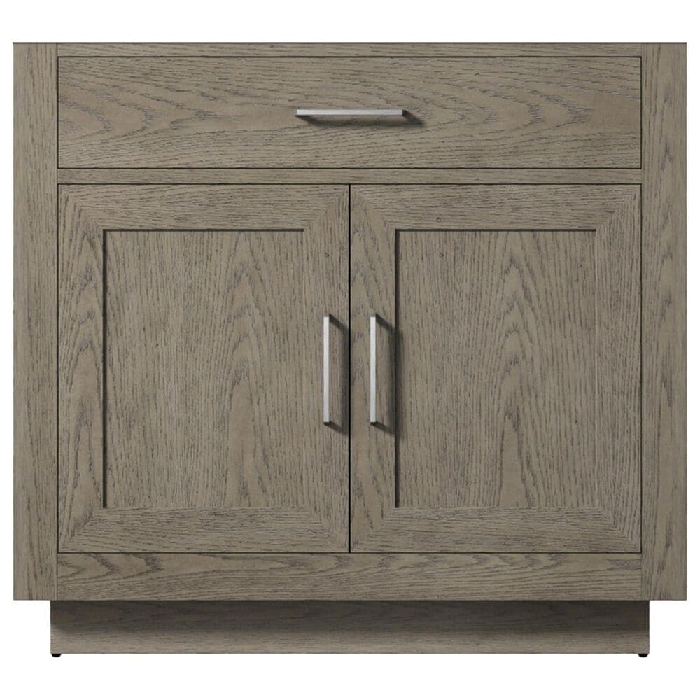 Lexora Home Abbey 36&quot; Single Bathroom Vanity in Black Oak with 2 cm White Quartz Top, Rectangular Sink and 34&quot; Mirror, , large