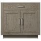 Lexora Home Abbey 36" Single Bathroom Vanity in Black Oak with 2 cm White Quartz Top, Rectangular Sink and 34" Mirror, , large
