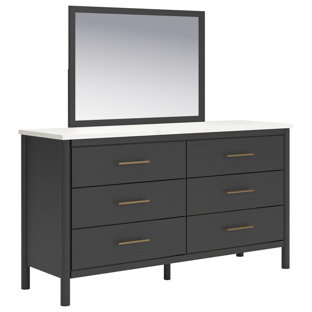 Ashley Cadmori 5-Piece King Platform Bedroom Set in Black and White, , large