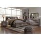 Ashley Derekson King Panel Bed in Two Tone Walnut and Gray, , large