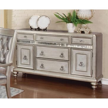 Pacific Landing Danette Dining Server in Metallic Platinum, , large