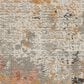 Nourison Rustic Textures RUS13 Grey and Blue 6" x 9" Area Rug, , large