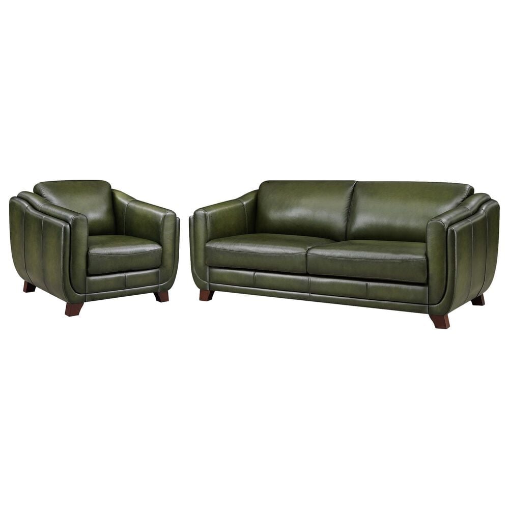 Hydeline Fremont Stationary Sofa and Chair Set in Emerald, , large