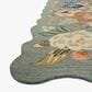 Rifle Paper Co Crafted by Cloth and Company Silhouette 2"3" x 3"9" Sage Area Rug, , large