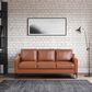 Lifestyle Solutions Fletcher Stationary Sofa in Brown, , large