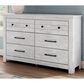 Ashley Makidern 6 Drawer Dresser Only in Whitewash, , large