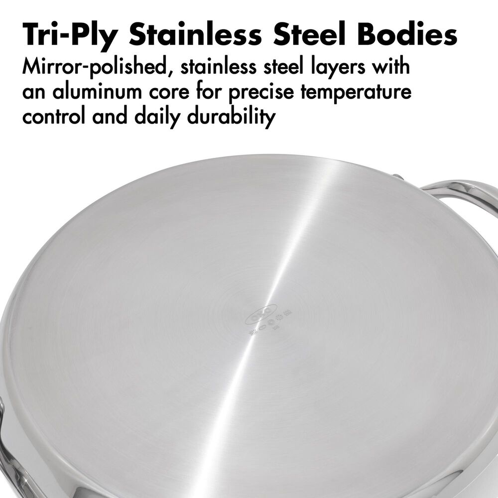 Green Pan Trident Hybrid Nonstick Griddle in Stainless Steel, , large