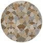 Dalyn Rug Company Kenner KN8 Chocolate 8" Round Area Rug, , large