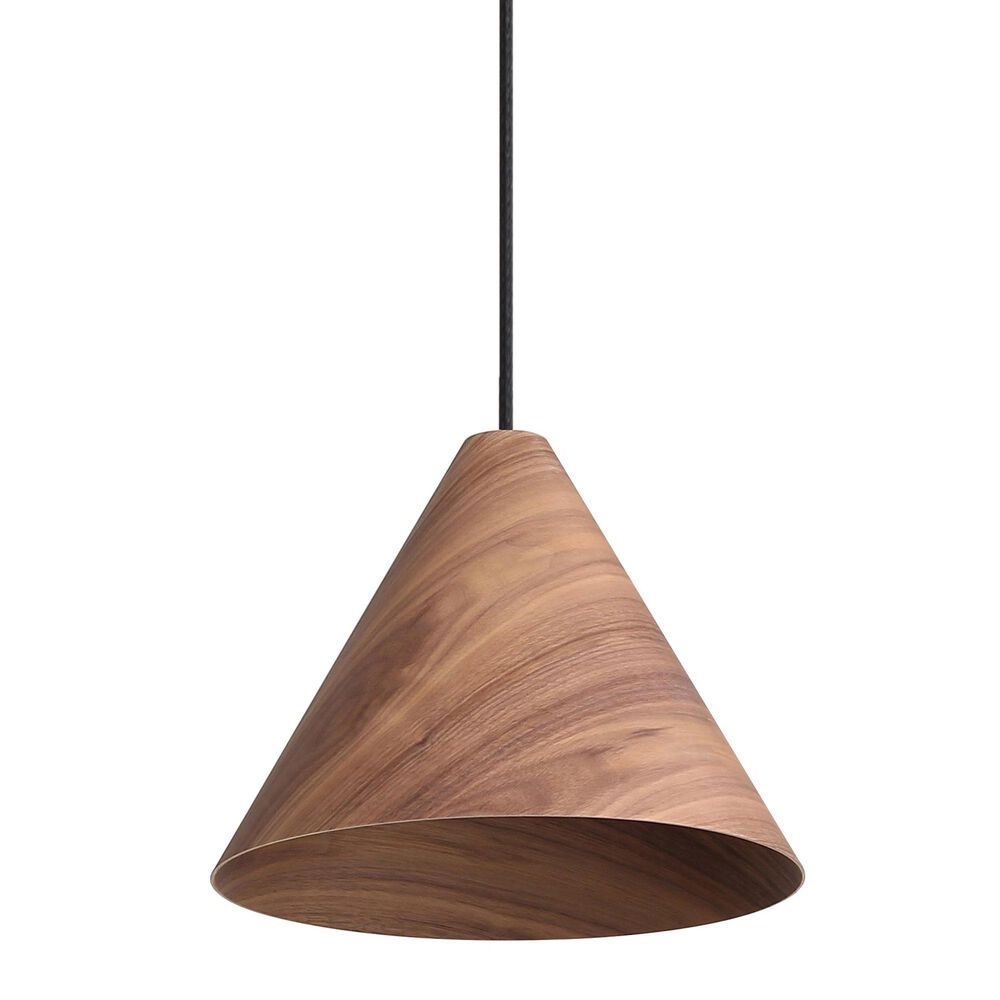 Golden Lighting Conique 1-Light Pendant in Dark Walnut, , large