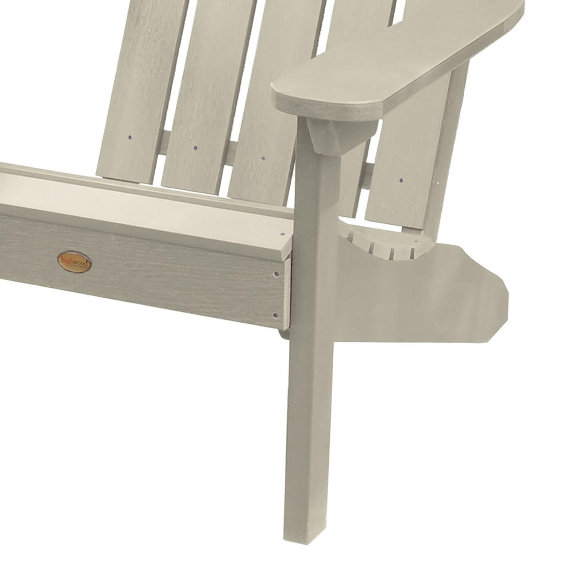 Highwood USA Classic Westport Adirondack Chair in Whitewash (Set