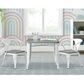 Delta Bistro Chair in White and Grey (Set of 2), , large