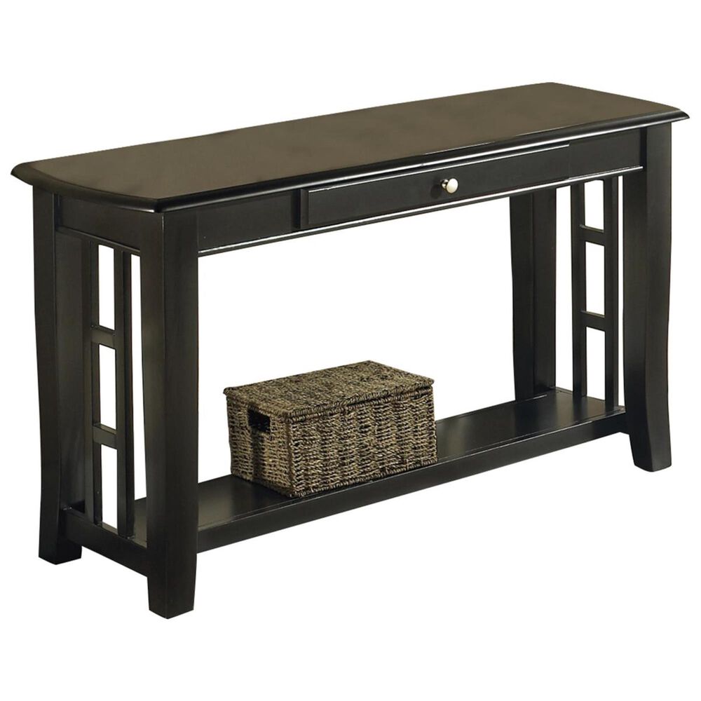 Crystal City Cassidy Sofa Table in Black, , large