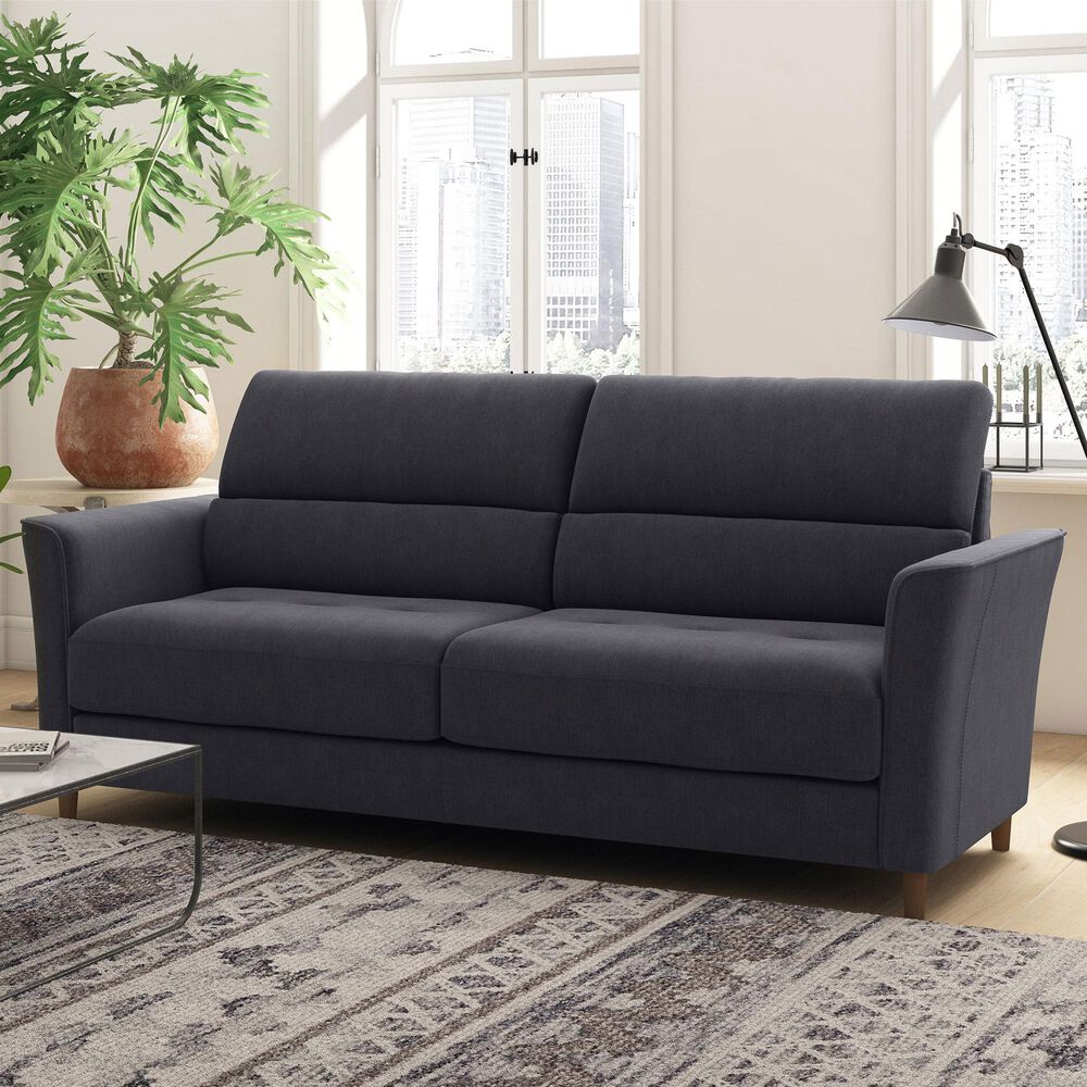 CorLiving Georgia Stationary Sofa in Dark Grey, , large