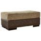 Ashley Alesbury Ottoman in Chocolate, , large