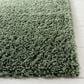 Safavieh August Shag 2" x 9" Green Runner, , large