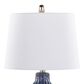 LumiSource Rockwell Table Lamp in Dark Blue and Polished Nickel (Set of 2), , large