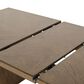 Furniture of America Virex Extendable 5-Piece Dining Table Set in Dark Walnut, , large