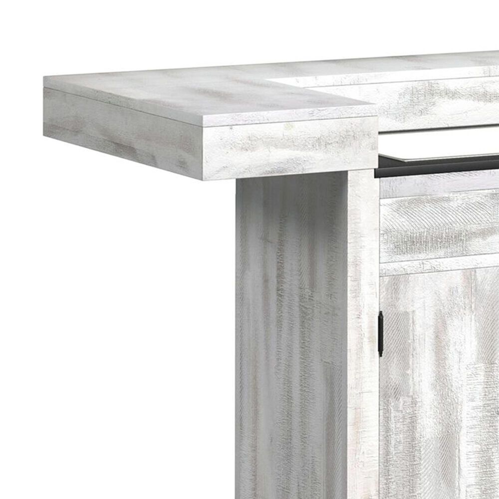 Mayberry Hill Rogen Bar in Rustic White Finish, , large