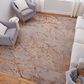 Feizy Pryor 5" x 8" Copper and Multicolor Area Rug, , large