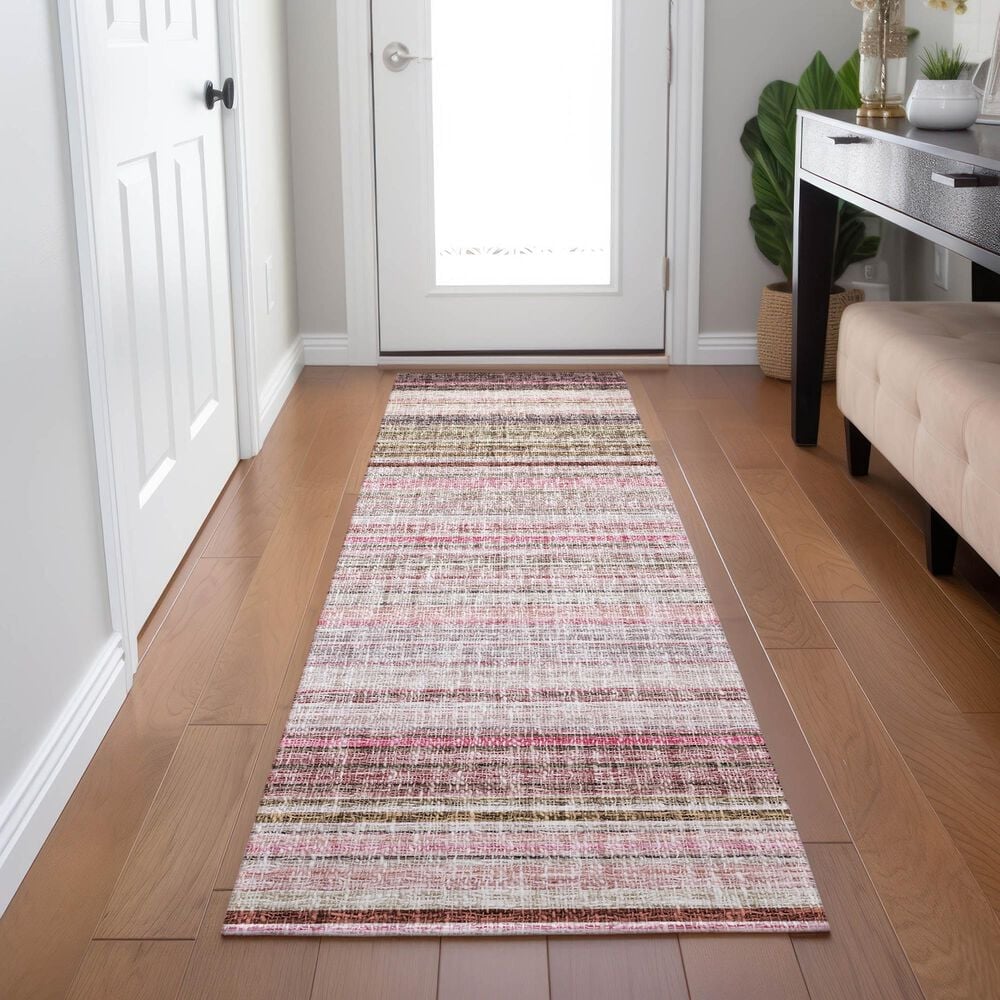 Dalyn Rug Company Portico PO2 Pink 2&#39;3&quot; x 7&#39;6&quot; Runner, , large