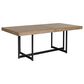 Ashley Tomtyn Dining Table in Light Brown and Gunmetal Gray - Table Only, , large