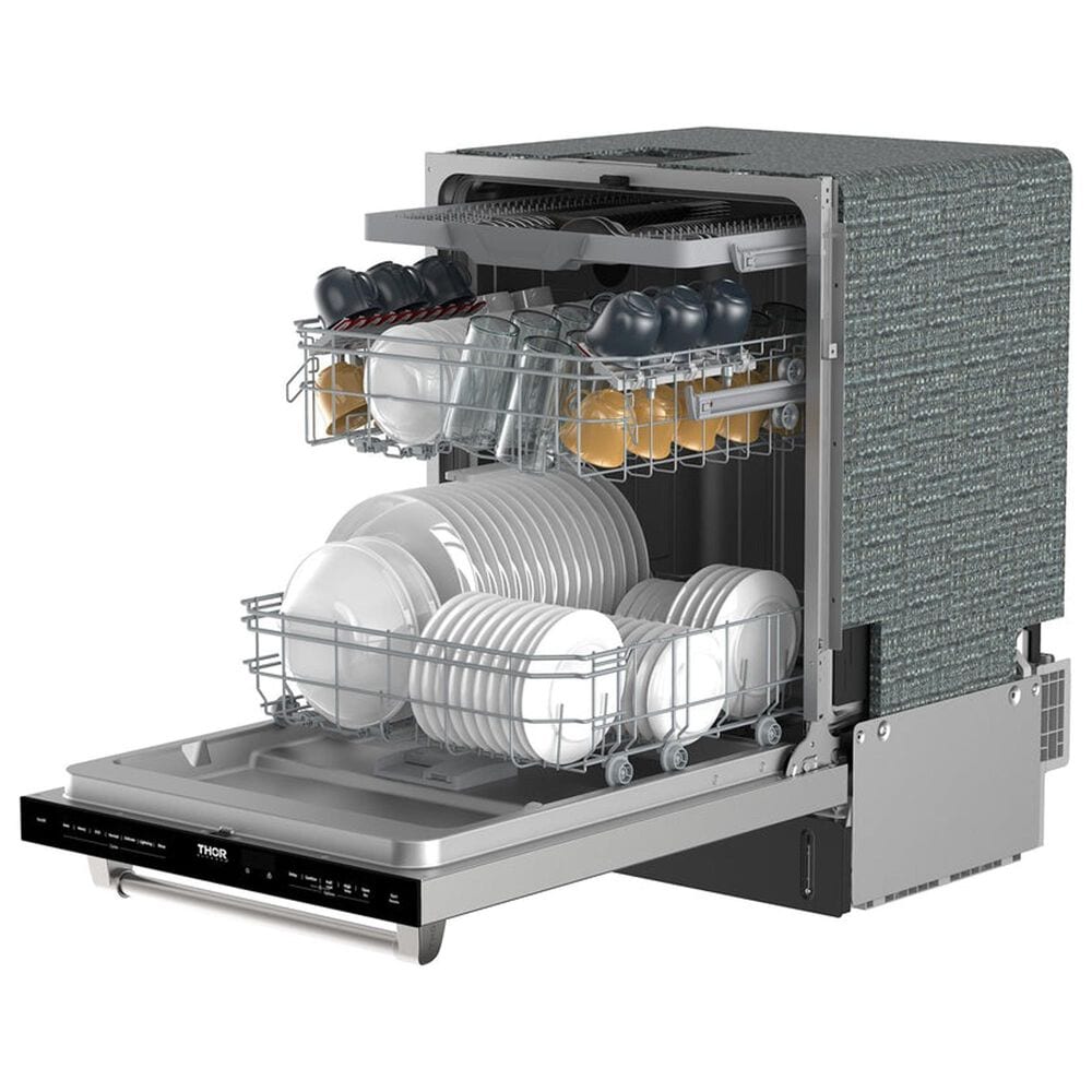 Thor Kitchen 24" Built-In Dishwasher with Open Dry and 7 Cycles in Stainless Steel, , large