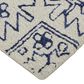 Feizy Belfort 8" x 10" Ivory and Navy Area Rug, , large