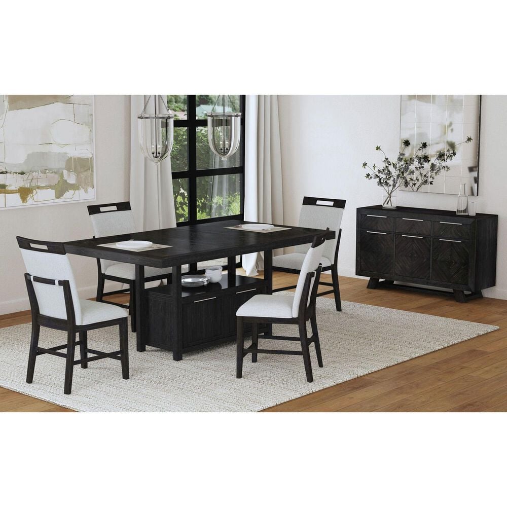 Mayberry Hill Transcend Counter Height Dining Table in Charcoal - Table Only, , large