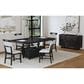 Mayberry Hill Transcend Counter Height Dining Table in Charcoal - Table Only, , large