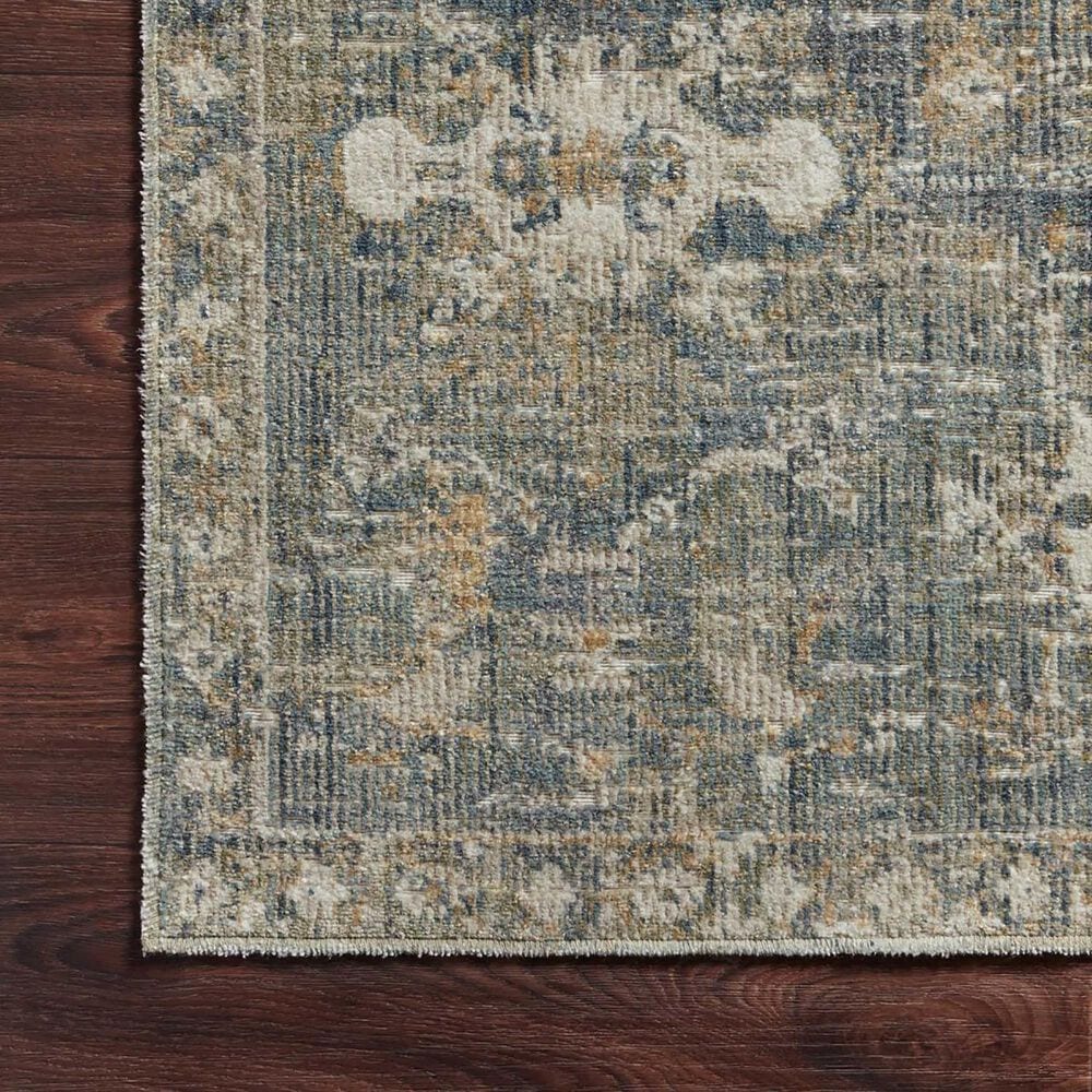 Chris Loves Julia x Loloi Rosemarie 7&#39;10&quot; x 10&#39; Sand and Lagoon Area Rug, , large