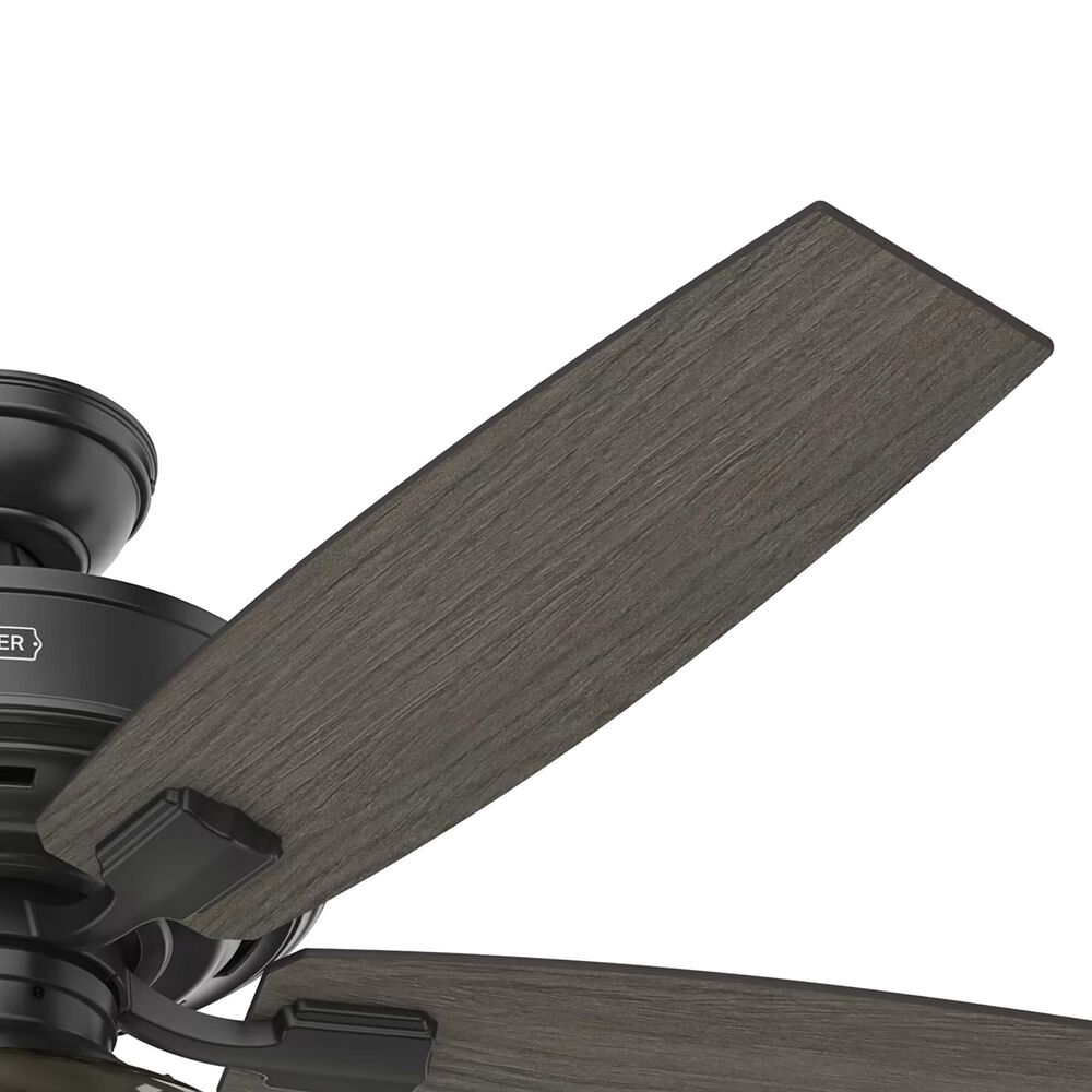 Hunter Bennett 52&quot; Ceiling Fan with Light in Matte Black, , large