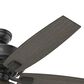 Hunter Bennett 52" Ceiling Fan with Light in Matte Black, , large