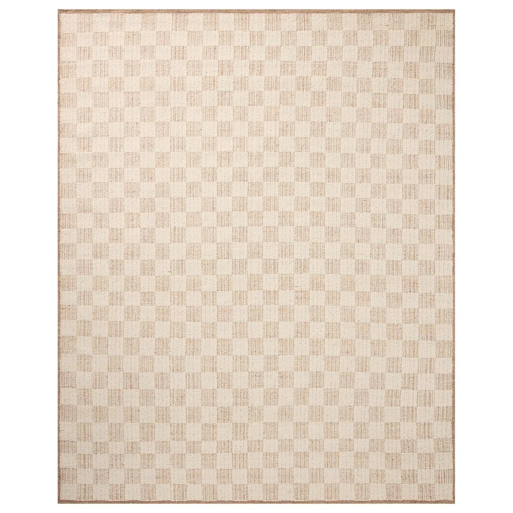 Loloi Knox Ivory and Terracotta 4" x 6" Area Rug, , large