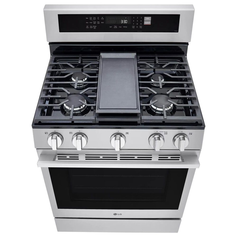 LG 6.3 Cu. Ft. Freestanding Gas Range in PrintProof Stainless Steel, , large