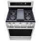 LG 6.3 Cu. Ft. Freestanding Gas Range in PrintProof Stainless Steel, , large