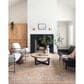 Chris Loves Julia x Loloi Jules 8"6" x 11"6" Tangerine and Mist Area Rug, , large