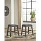 Ashley Caitbrook 24"Backless Counter Height Stool in Antiqued Gray Wash, , large
