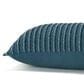 Rizzy Home 14" x 26" Polyester Filled Lumbar Pillow in Teal, , large