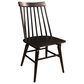Golden Wave Furniture Charleston Windsor Dining Side Chair in Black, , large