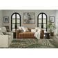 Nourison Garden Oasis GOA02 Ivory and Green 9" x 12" Indoor/Outdoor Area Rug, , large