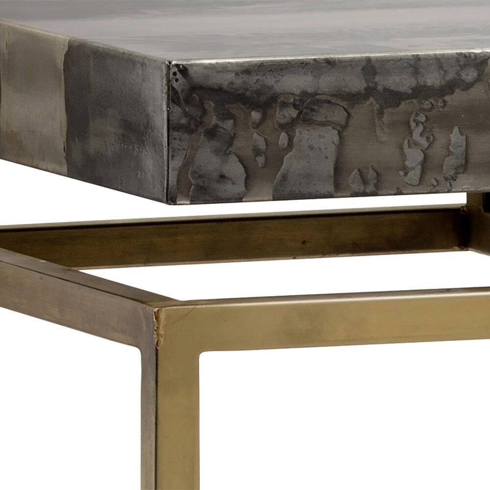 37B Toreno Console Table in Antique Brass and Black, , large
