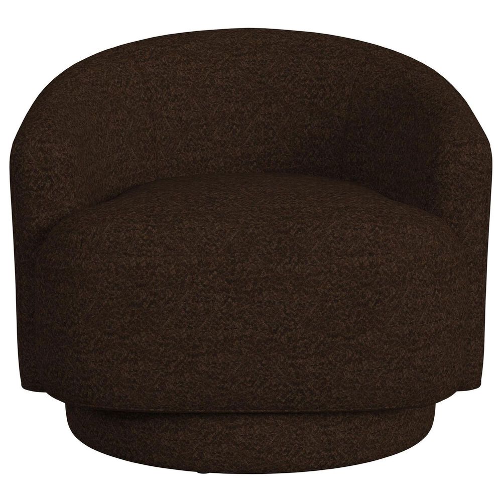 Mayberry Hill Mojave Swivel Chair in Chocolate, , large