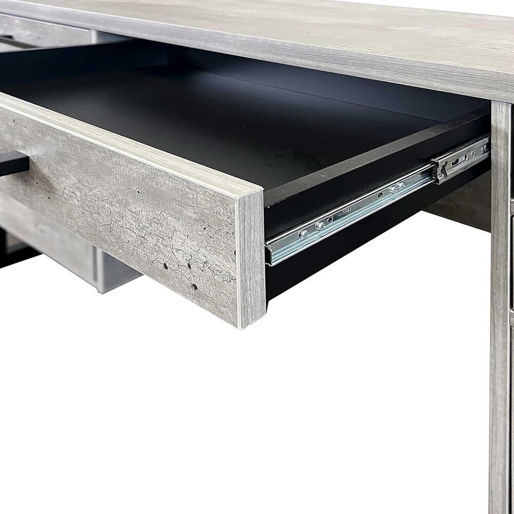 Wycliff Bay Mason Writing Desk in Black and Gray, , large